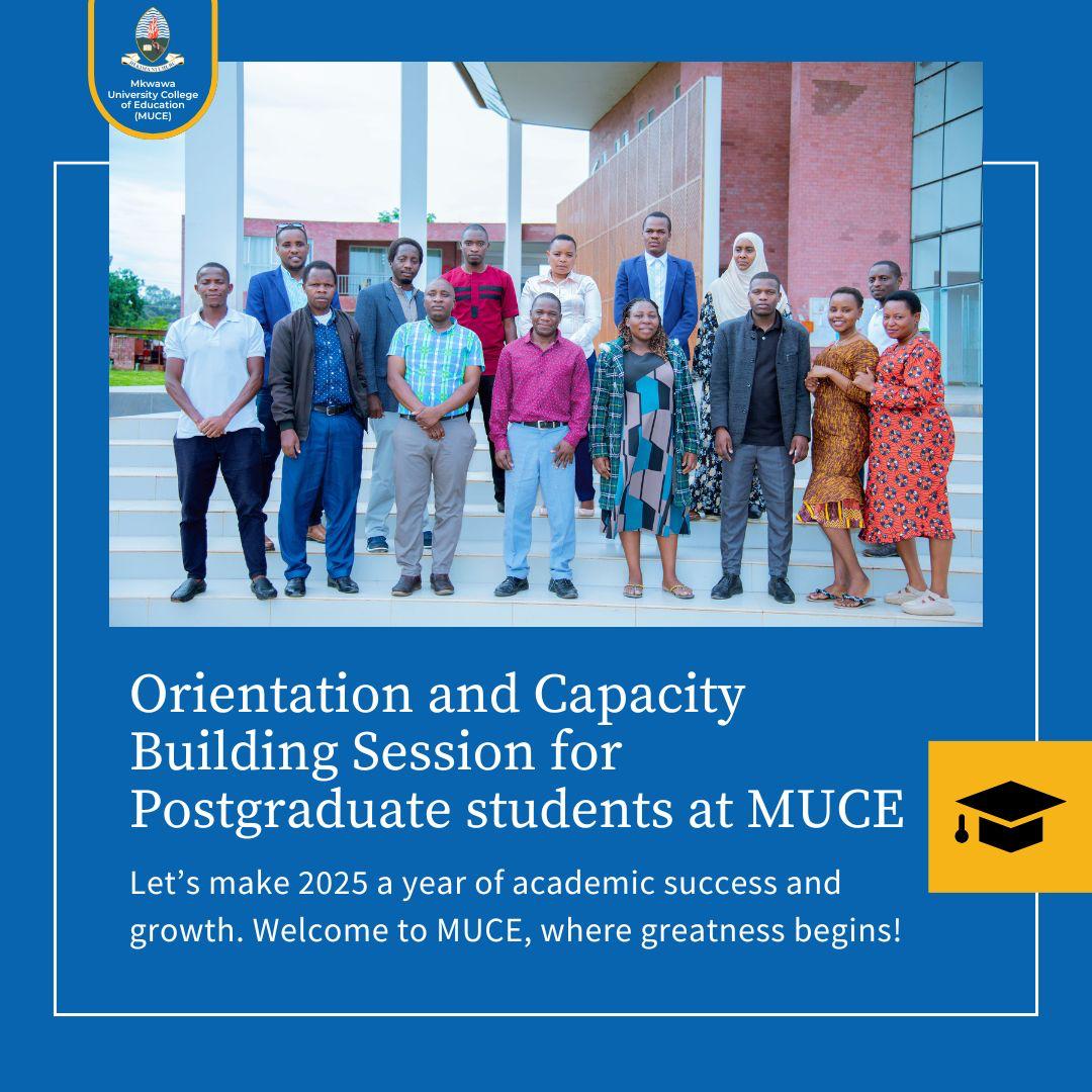 MUCE Welcomes New Postgraduate Students