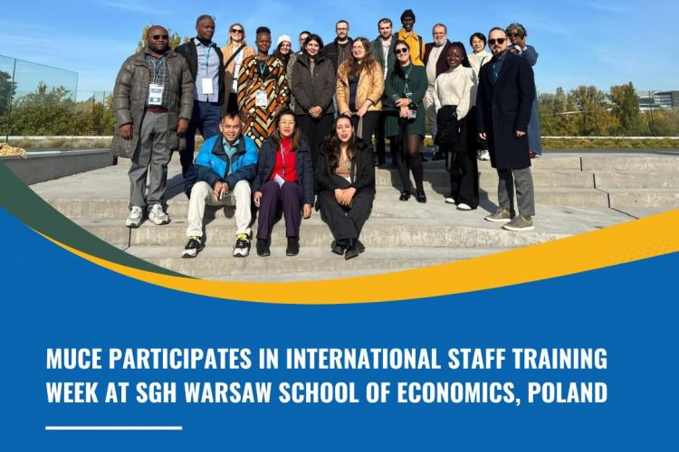 MUCE Participates in International Staff Training Week at SGH Warsaw School of Economics, Poland