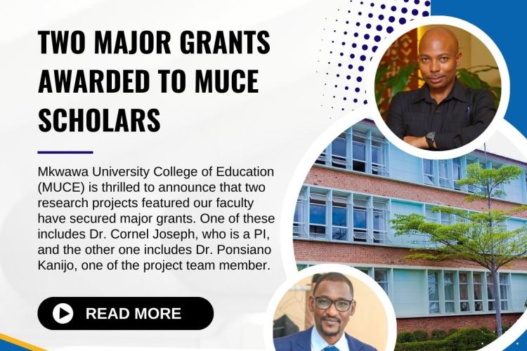 Two Major Grants Awarded to MUCE Scholars