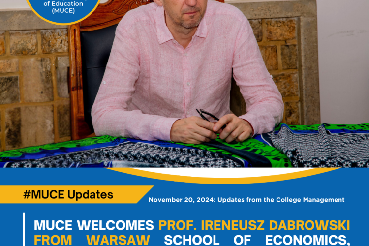 MUCE Welcomes Prof. Ireneusz Dabrowski from Warsaw School of Economics, Poland