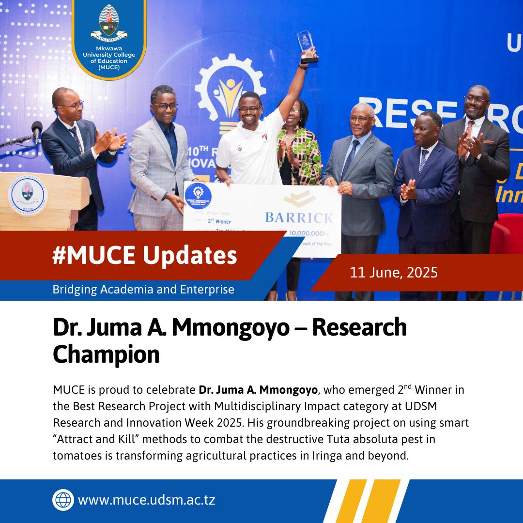 Dr. Juma Research Champion
