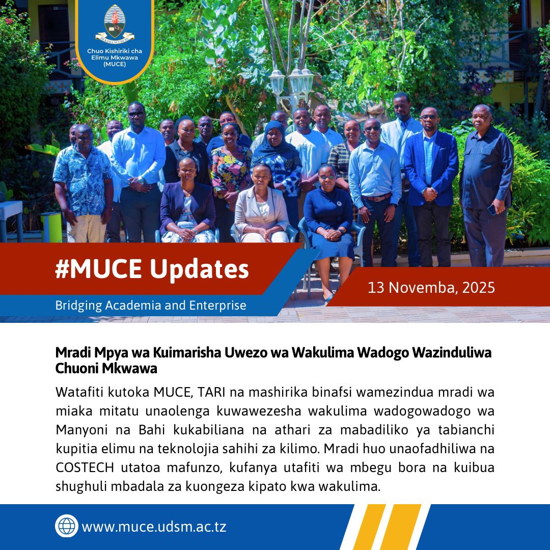 Uzinduzi wa Mradi wa Kuimarisha Uwezo wa Wakulima Wadogo