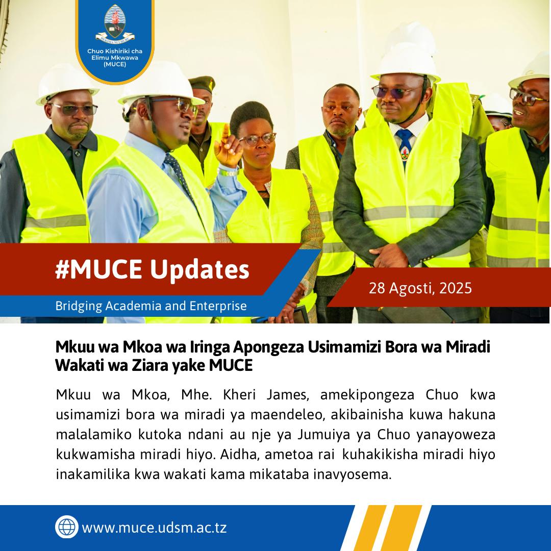 Ziara ya Mkuu wa Mkoa wa Iringa Chuoni MUCE