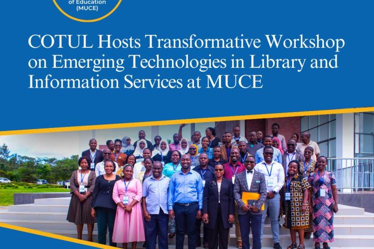 COTUL Hosts Transformative Workshop on Emerging Technologies in Library and Information Services at MUCE