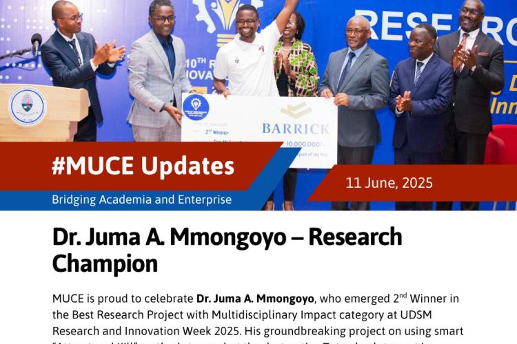 Dr. Juma Research Champion