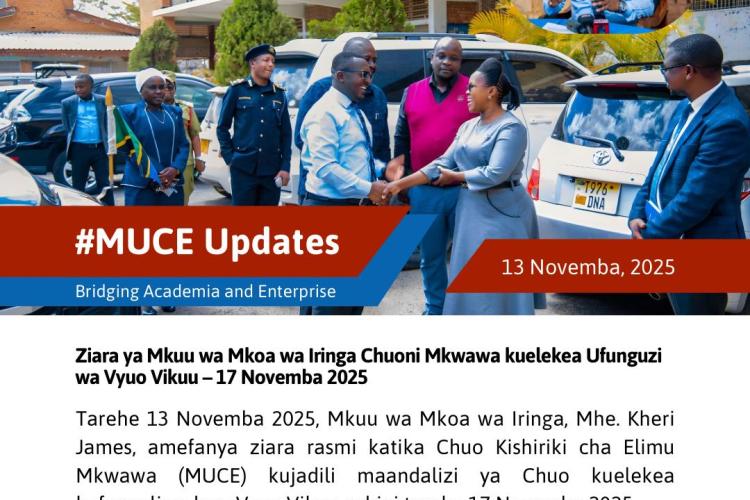Ziara ya Mkuu wa Mkoa wa Iringa Chuoni Mkwawa kuelekea Ufunguzi wa Vyuo Vikuu – 17 Novemba 2025