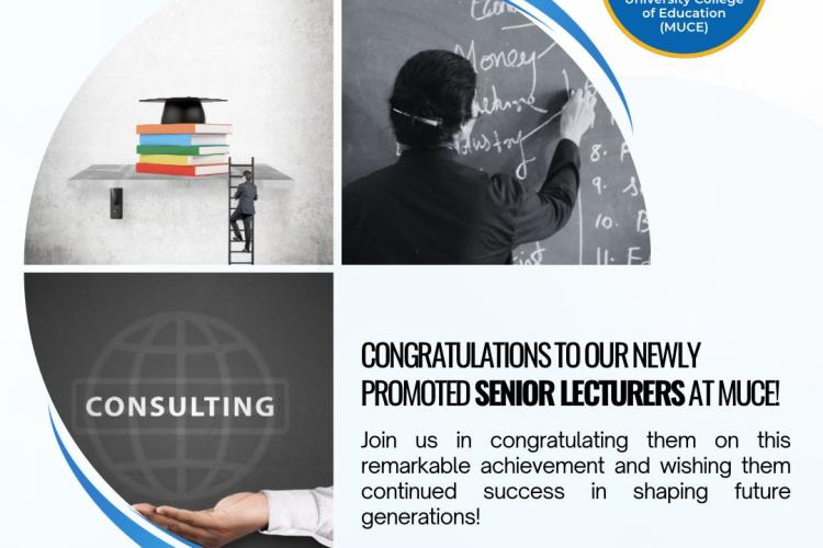 Newly Promoted Senior Lecturers